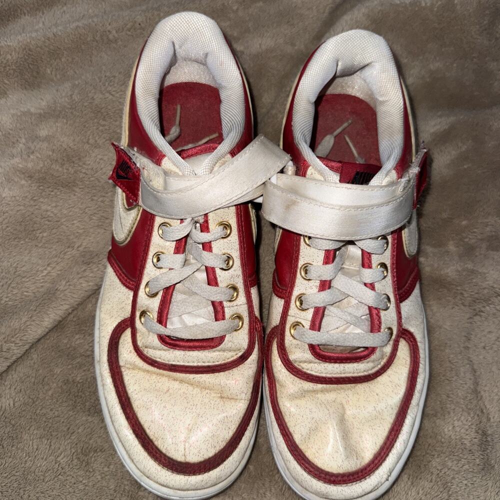 Nike Womens 2008 Air Vandal Low Red White Gold Sz 9 312492-612